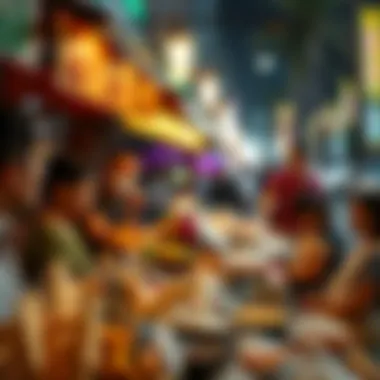 Street Food Delights: A Culinary Adventure Vibrant street food scene showcasing local flavors