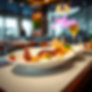 A signature dish served beautifully in a Moe restaurant