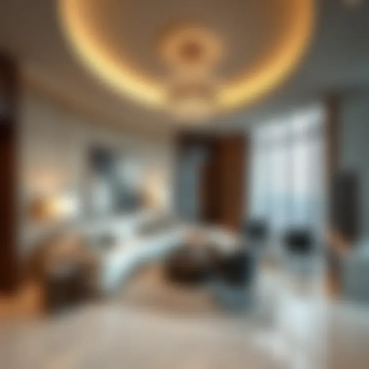 Luxurious interior design of Downtown Views II Tower 1