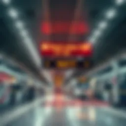 Dubai Metro station during Ramadan