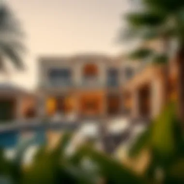 Luxury Villa in Dubai Luxurious villa in a vibrant neighborhood of Dubai.