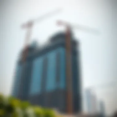 Construction progress of Dubai's tallest tower showcasing engineering excellence