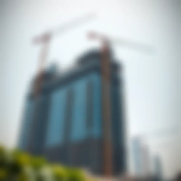 Construction progress of Dubai's tallest tower showcasing engineering excellence