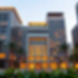 Architectural facade of Emaar Square Building Four