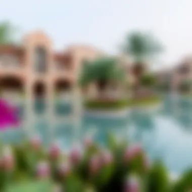 Serene landscape design complementing Emaar The Oasis living spaces