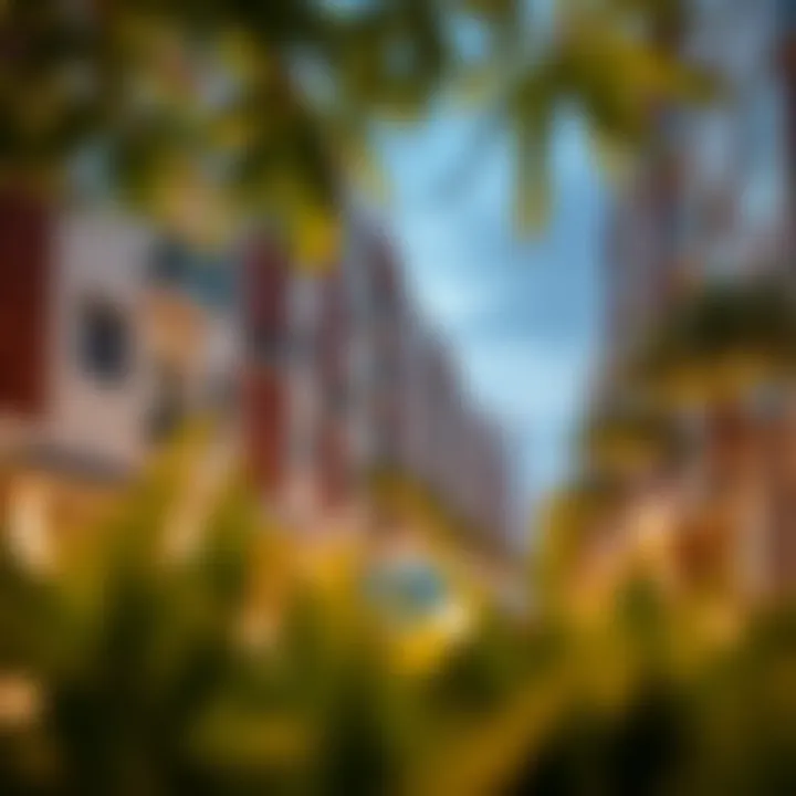 Vibrant neighborhood in Dubai ideal for families