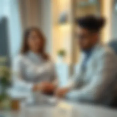 Client Consultation Experience Client consultation in an aesthetics clinic