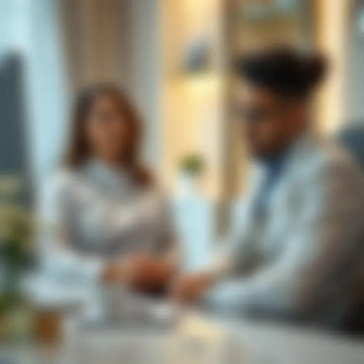 Client Consultation Experience Client consultation in an aesthetics clinic