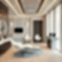 Luxurious aesthetics clinic interior showcasing modern design