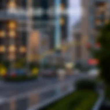 An infographic displaying housing price trends in Dubai