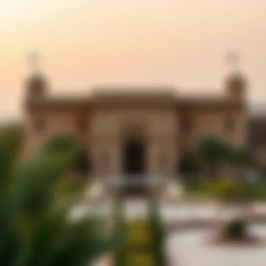 The historic Al Jahili Fort with its stunning architecture and surrounding landscape