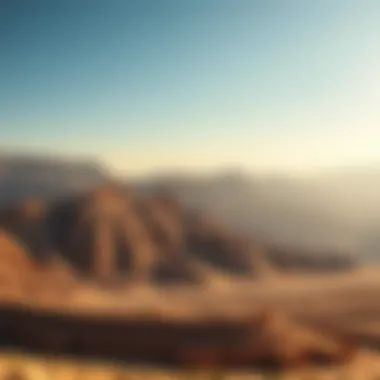 Majestic mountains surrounding Al Ain, offering breathtaking views and adventure opportunities