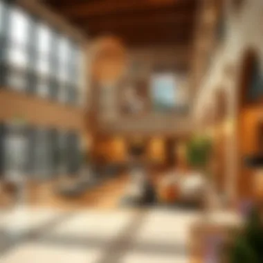 Community gathering space integrated within the Al Falahi Building