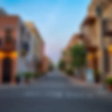 Charming streets of Al Khalidiyah showcasing local architecture
