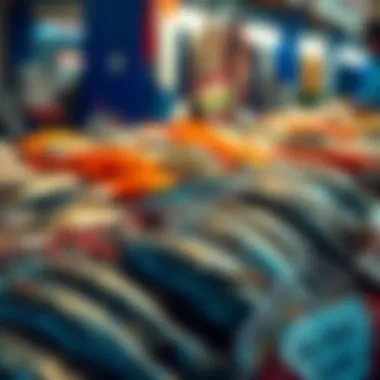 Local Fish Species at Al Mina Fish Market A colorful display of local fish species at the market