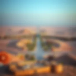 Panoramic view of Al Noud Al Ain showcasing its unique landscape