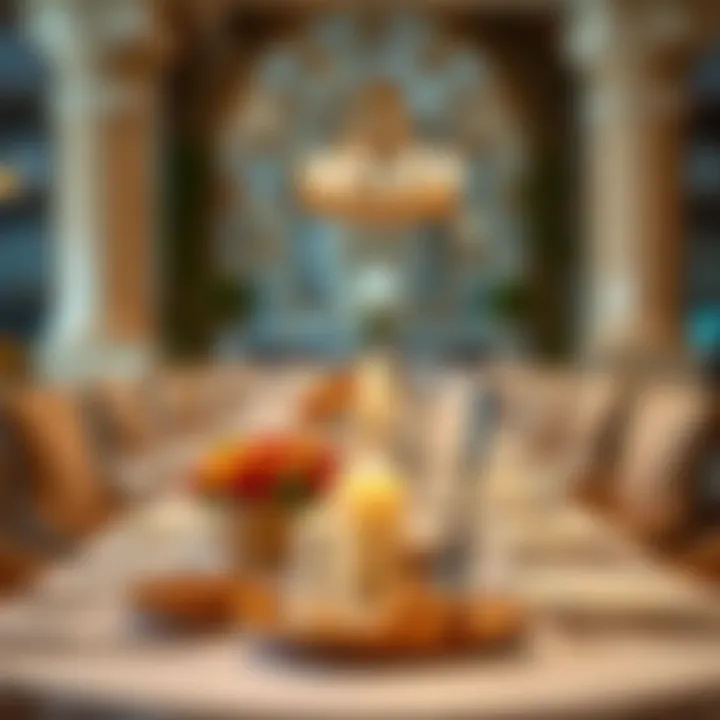 Elegant Dining Setup at Al Rabi'a Al Khadra Elegant dining setup at Al Rabi'a Al Khadra