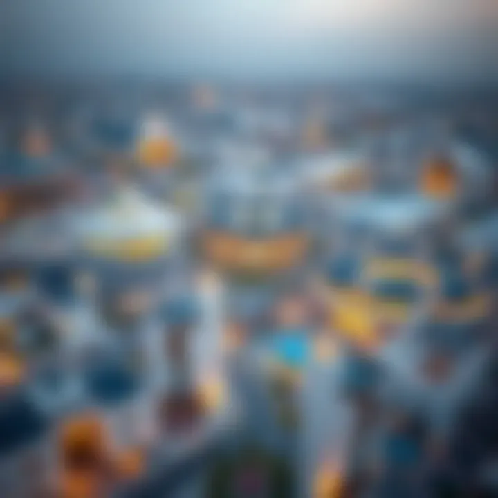 Aerial view of Al Shamka showcasing its modern architecture