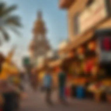 Vibrant marketplace in Al Shamka reflecting local culture and lifestyle