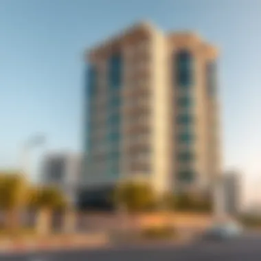 Modern residential building in Al Shamka symbolizing real estate growth