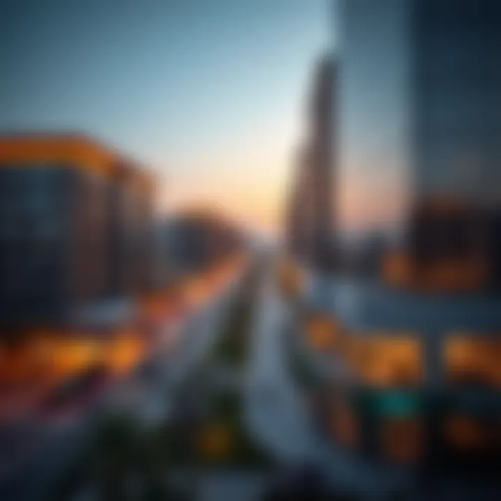 Investment Opportunities in Al Shawamekh Investment opportunities in Al Shawamekh illustrated with graphs and real estate trends.