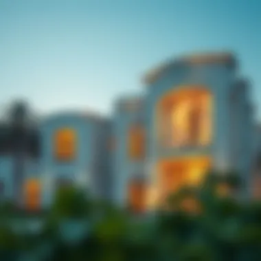 Architectural Elegance in Al Thanya Elegant architectural design of villas in Jumeirah Hills