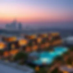 Stunning skyline view of Al Thanya featuring luxurious homes