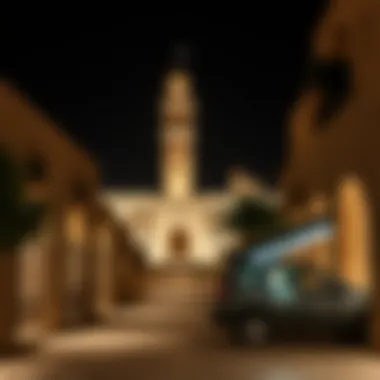 Cultural landmarks in Al Zahya symbolizing the district's rich heritage