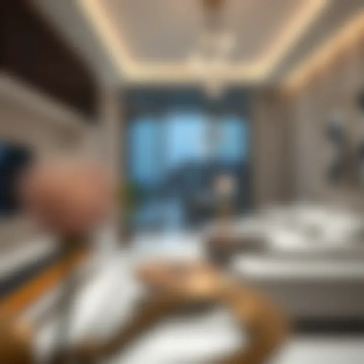 An interior shot of a modern residential space in Al Zahya reflecting contemporary design