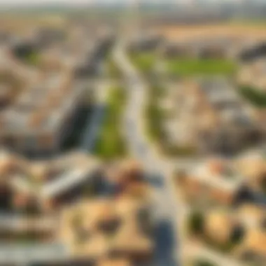 Aerial View of Arabian Ranches 3 Aerial view of Arabian Ranches 3 showcasing the community layout