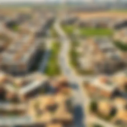 Aerial View of Arabian Ranches 3 Aerial view of Arabian Ranches 3 showcasing the community layout