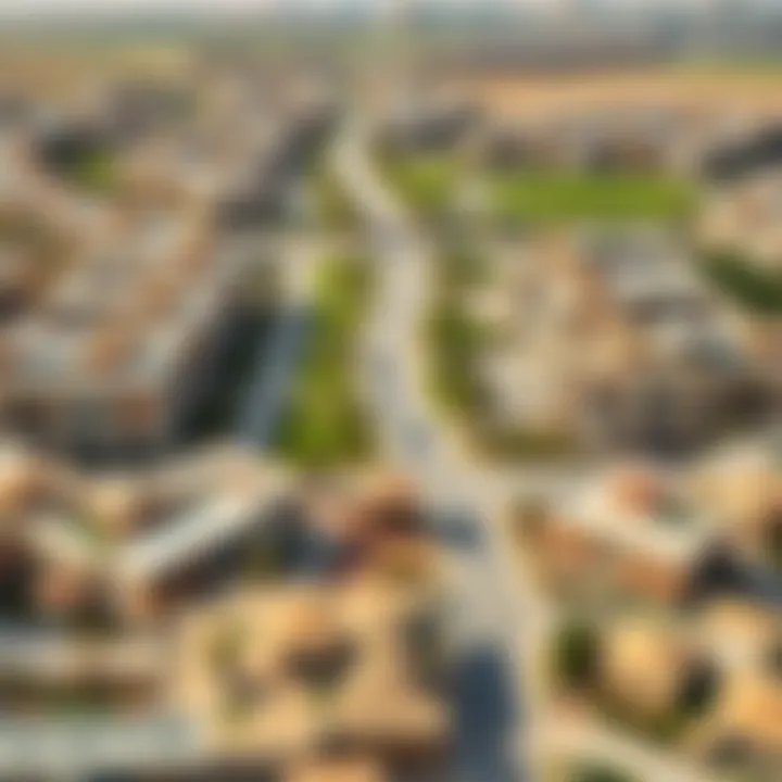 Aerial View of Arabian Ranches 3 Aerial view of Arabian Ranches 3 showcasing the community layout