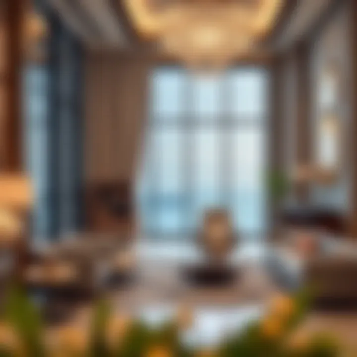 Luxurious interiors showcasing the lifestyle amenities within Avant Tower