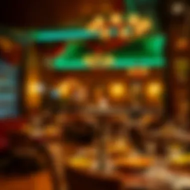 Ambiance of Indian Dining in Karama Vibrant and inviting ambiance of an Indian restaurant