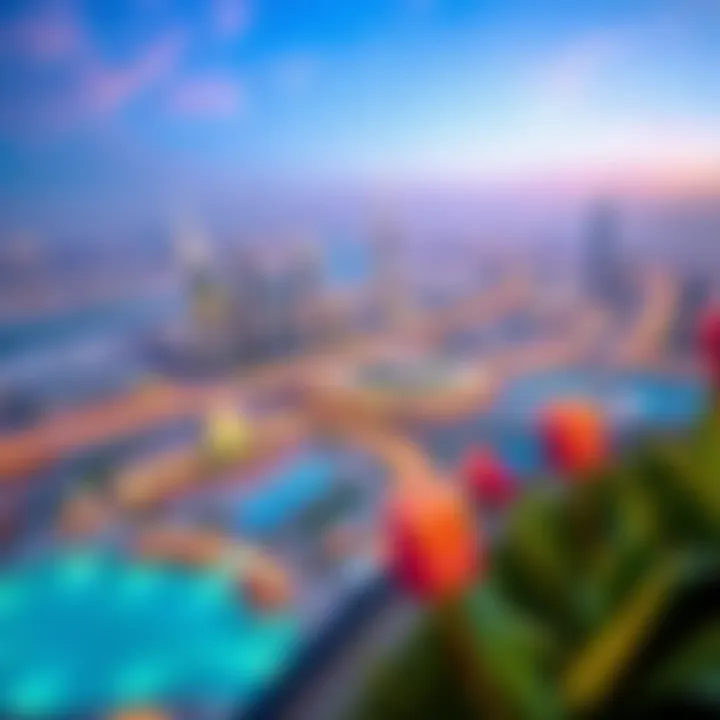 Breathtaking View from Binghatti Tulip Panoramic view from Binghatti Tulip overlooking Dubai