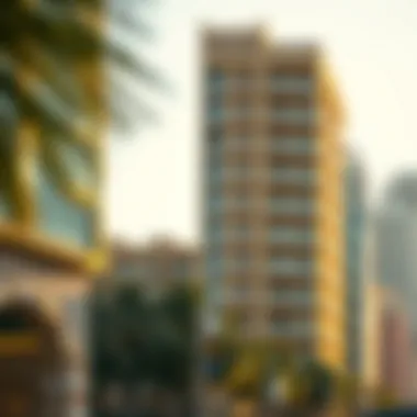 Architectural details of Boulevard Crescent buildings