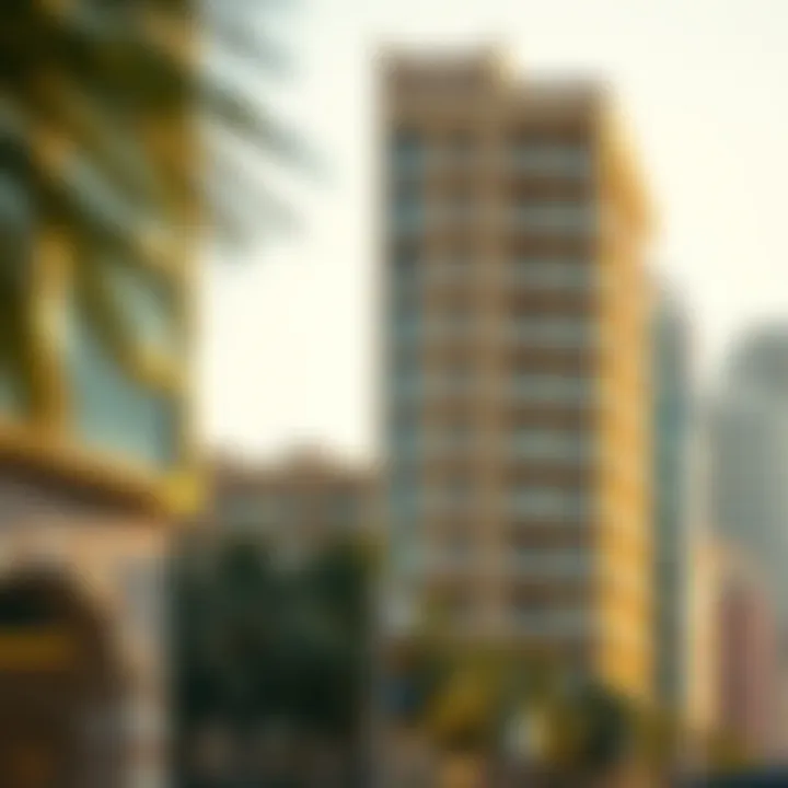 Architectural details of Boulevard Crescent buildings