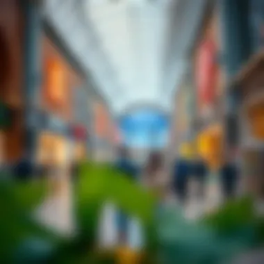 Community Hub Engagement at Carrefour Ibn Battuta Carrefour Ibn Battuta as a community hub with shoppers engaging