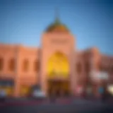 Architectural Marvel of Carrefour Ibn Battuta Exterior view of Carrefour Ibn Battuta showcasing its architectural design