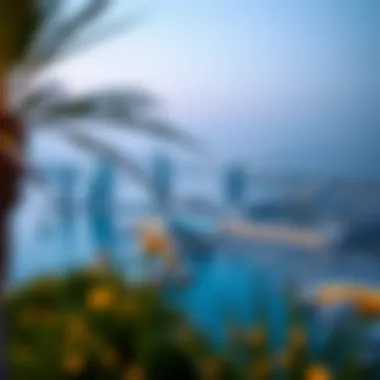 Panoramic View of Deira Island Panoramic view of Deira Island showcasing modern architecture