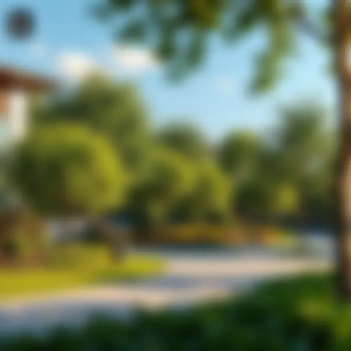 Lush green spaces and vibrant community areas in Discovery Gardens