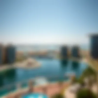 Panoramic view showcasing Dorra Bay's strategic location