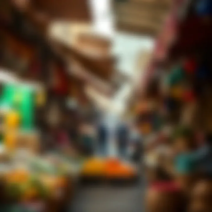 Cultural Market in Al Warqaa Vibrant local market scene in Al Warqaa rich with cultural offerings