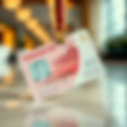 A close-up view of an Emirates ID highlighting its features