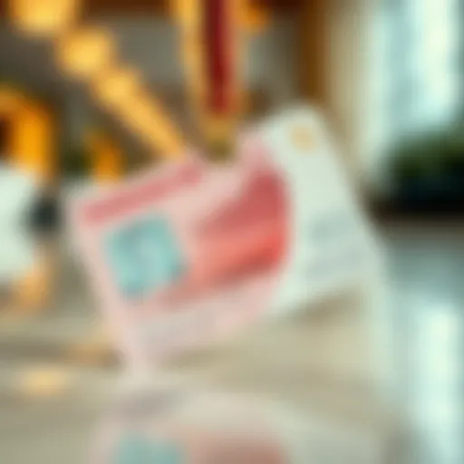 Emirates ID Features A close-up view of an Emirates ID highlighting its features