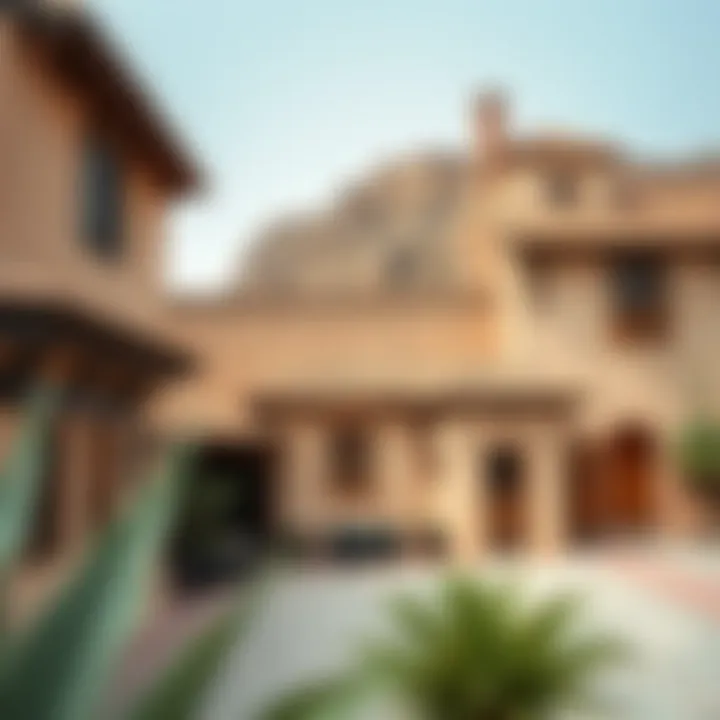 Traditional Emirati architecture at the Hatta Heritage Village