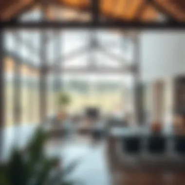 Open space design facilitating community interaction in a farming environment