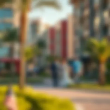 Community Lifestyle in Oud Metha Community lifestyle in Oud Metha featuring local parks and recreational areas