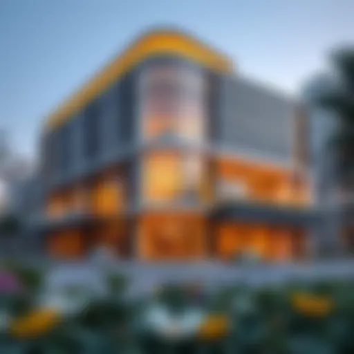 Exterior view of KML Building showcasing modern architecture