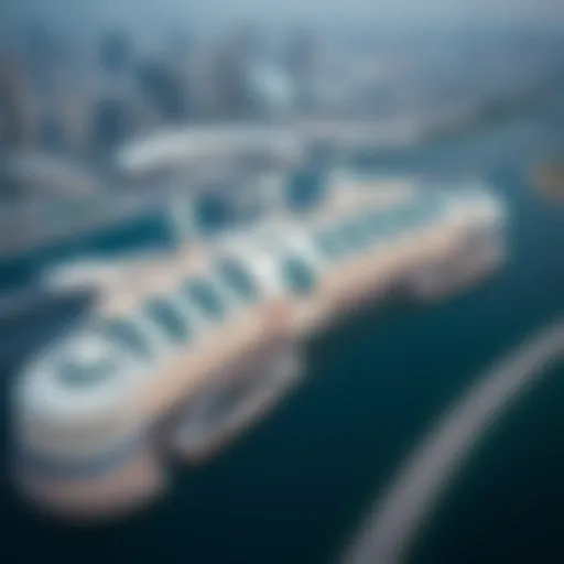 Stunning Aerial View of منتجع كوت دازور Dubai A stunning aerial view of منتجع كوت دازور دبي showcasing its architectural elegance